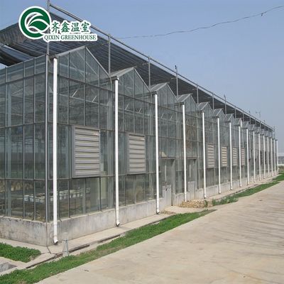 Κηπευτικό θερμοκηπίου από γαλβανισμένο χάλυβα με κήπο πύργου και βέλτιστο σύστημα σκίασης